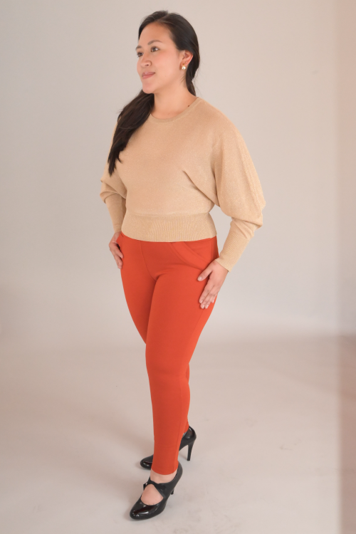 Saco manga quimono y pantalón Marsella pretina ancha